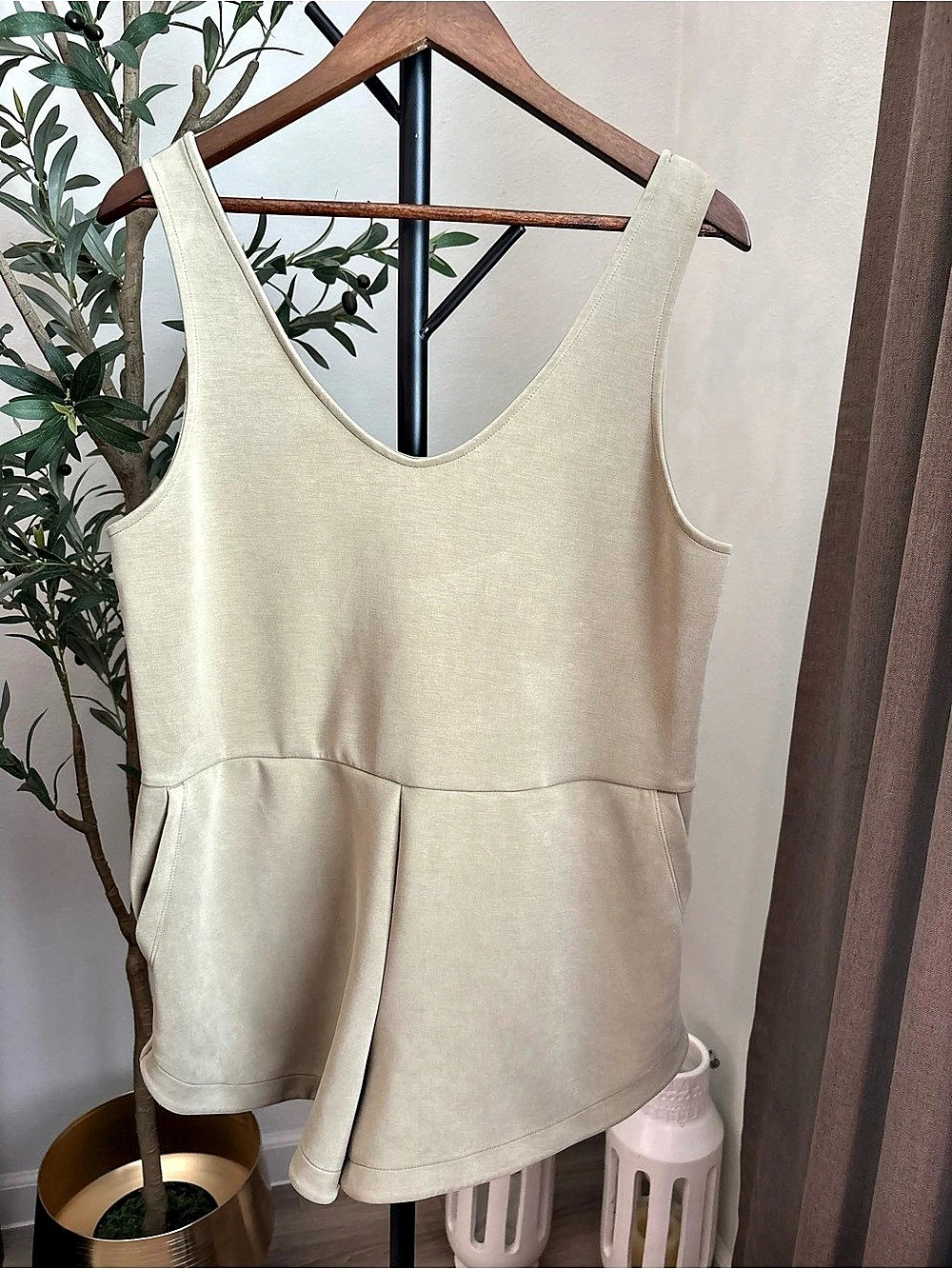 A new day Sandwash Mini Romper Cream Medium